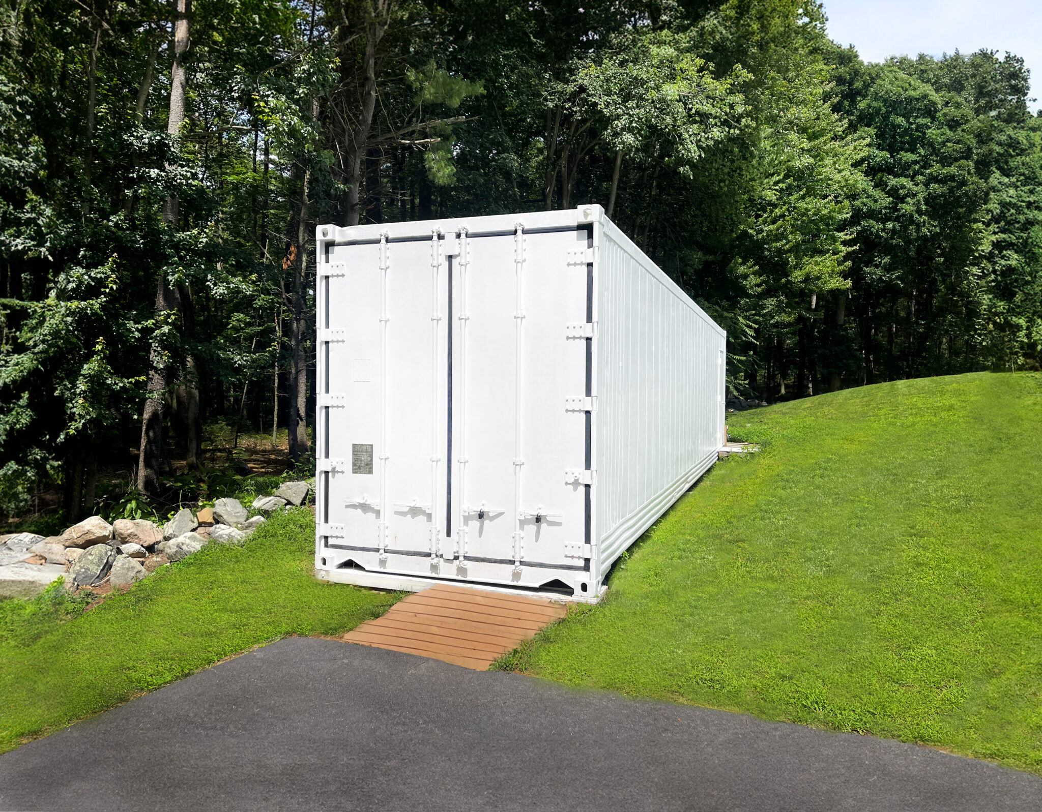 The cultivation studio in its woodland setting